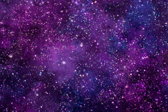 A purple galaxy with stars &amp; celestial bodies in space Product Image 1