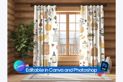 home decor curtain mockup Product Image 2