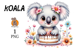 koala , birthday,cake Product Image 1