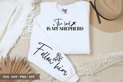 The Lord is My Shepherd - Christian SVG T-Shirt Design Product Image 1