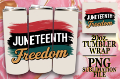 RADIANT EVENINGS 20oz TUMBLER WRAP, Juneteenth Product Image 1