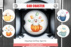 Car Coaster Haunted Coffee Spirits Product Image 1