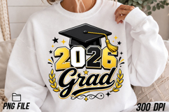 2026 Grad Cap School Graduation PNG Product Image 4