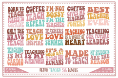 Retro teacher SVG Bundle Product Image 1