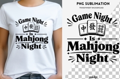 Mahjong quote png design for T-shirts Product Image 1