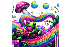 Cute Frog Clipart - PNG File Product Image 2