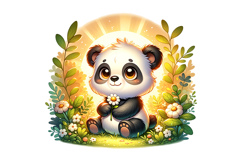 Cute Monkey Clipart - PNG File Product Image 1
