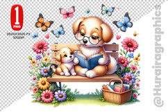 Cute Dog Clipart - PNG File Product Image 1