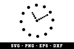 Clock SVG | SVG Cut files | Cricut Product Image 1