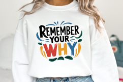 Remember your why SVG | Quotes| SVG Product Image 2