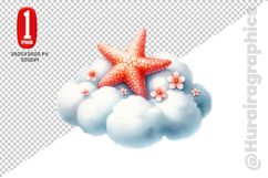 Starfish |Printable Animal Sticker Product Image 2
