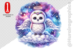 Cute Owl Clipart - PNG File Product Image 1