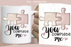 You Complete Me Png | Valentine Hearts | Digital File Product Image 2