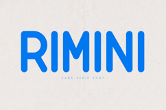 Rimini Rounded Sans Serif Modern Clean Typeface Product Image 1