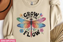 GROW WITH THE FLOW PNG, Positive Sublimation PNG Product Image 2
