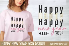 Happy New year 2024 SVG, Happy New Year SVG Product Image 1