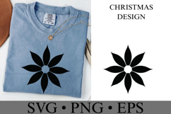 Christmas Flower Svg | Christmas svg | Shirt Svg Product Image 2