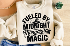 Fueled by midnight margaritas magic | Halloween | Shirt Svg Product Image 2