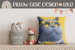 Funny Cat Pillow Design, Funny Pillow, Food Pillow Product Image 1
