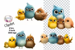 Birds, Art, Anime, Ephemera, PNG, Clipart Product Image 1