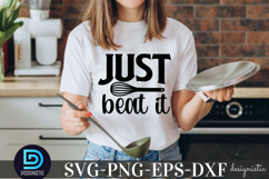 Just beat it SVG, Funny Kitchen SVG Product Image 1