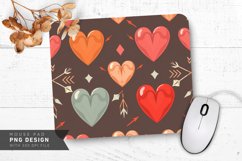 Intertwined Hearts Mouse Pad PNG Design Product Image 1