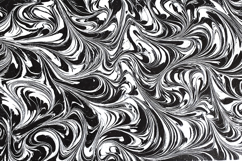Black and White Marble Swirl Abstract Ink Texture Art Product Image 1
