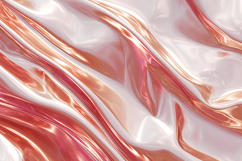 A flowing pink and white fabric texture Product Image 1