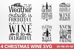 Christmas Wine SVG Product Image 1