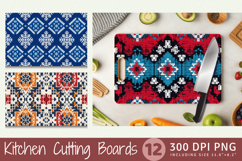 Winter Knitted Sweaters Cutting Boards sublimation Design Product Image 1