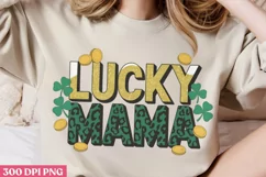 Lucky Mama PNG, St Patricks Day Sublimation PNG Product Image 2