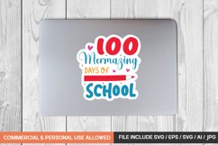 100 Mermazing Days Of School Sticker Design Product Image 1