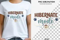 Winter phrases png design for T-shirts Product Image 1