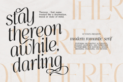 Thereon - Modern Romantic Serif Font Product Image 1