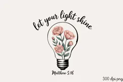 Let your light shine PNG, Vintage soul sublimation PNG Product Image 2