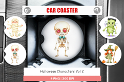 Car Coaster Halloween Characters Product Image 1