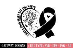 I Have A Good Heart But This Mouth Svg Design Product Image 1