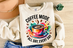 Coffee Mode svg Design | Svg Cut Files | Shirt Svg Product Image 2