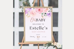 Baby Shower Welcome Template 54 Product Image 1