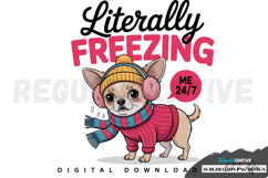 Funny winter PNG, Retro winter Sublimation PNG Product Image 1