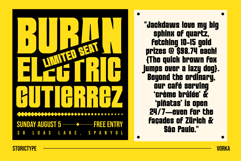 VORKA - Headline Display Typeface Product Image 17