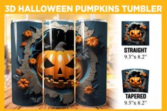 Halloween Pumpkin 3D Tumbler Wrap Bundle, 20 oz Fall Tumbler Product Image 14