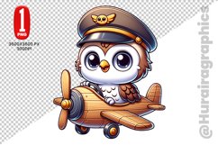 Cute Owl Clipart - PNG File Product Image 1