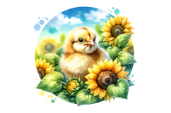 Cute Hen Clipart - PNG File Product Image 1