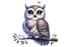 Cute Owl Clipart - PNG File Product Image 1