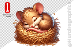 Cute Mouse Clipart - PNG File Product Image 2