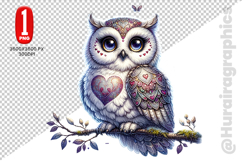 Cute Owl Clipart - PNG File Product Image 2