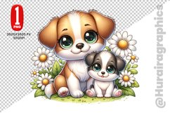 Cute Dog Clipart - PNG File Product Image 1