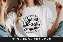 Spring Blossoms Everywhere SVG PNG Product Image 1