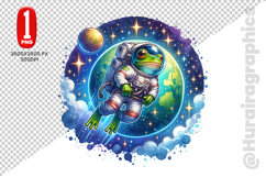 Cute Frog Clipart - PNG File Product Image 2
